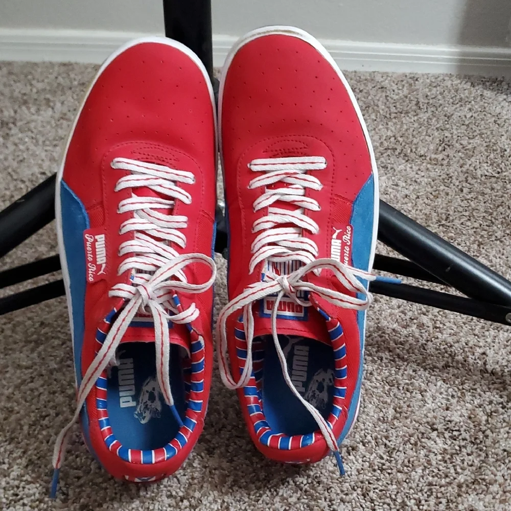 🔥 Puma California PR “Puerto Rico Flag” Sneakers‎ – Men’s Size 9.5 (RARE)